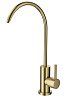Wonzon & Woghand Кран для фильтрованной воды, длина излива 14 см, поворотный, цвет: брашир золото WW-AE4587-BG
