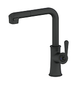 Wonzon & Woghand Смеситель для кухни с выдвижным изливом 20,6 см, цвет: черный матовый WW-88439008A-MB