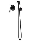 Wonzon & Woghand Steam Гигиенический душ встраиваемый, комплект, цвет: черный матовый WW-88849008-MB