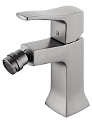 Wonzon & Woghand Flex Смеситель для биде, без донного клапана, излив 10,4 см, цвет: темный графит WW-88016072-BGM