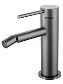 Wonzon & Woghand Stick Смеситель для биде, без донного клапана, излив 13 см, цвет: темный графит WW-88339017-BGM