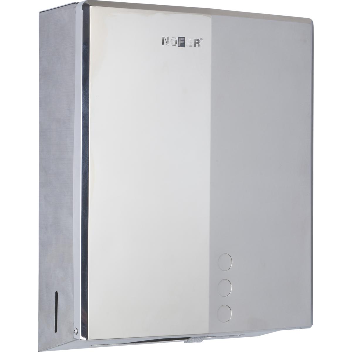 Nofer Tissue evo Диспенсер бумажных полотенец, подвесной, цвет: хром 04046.B