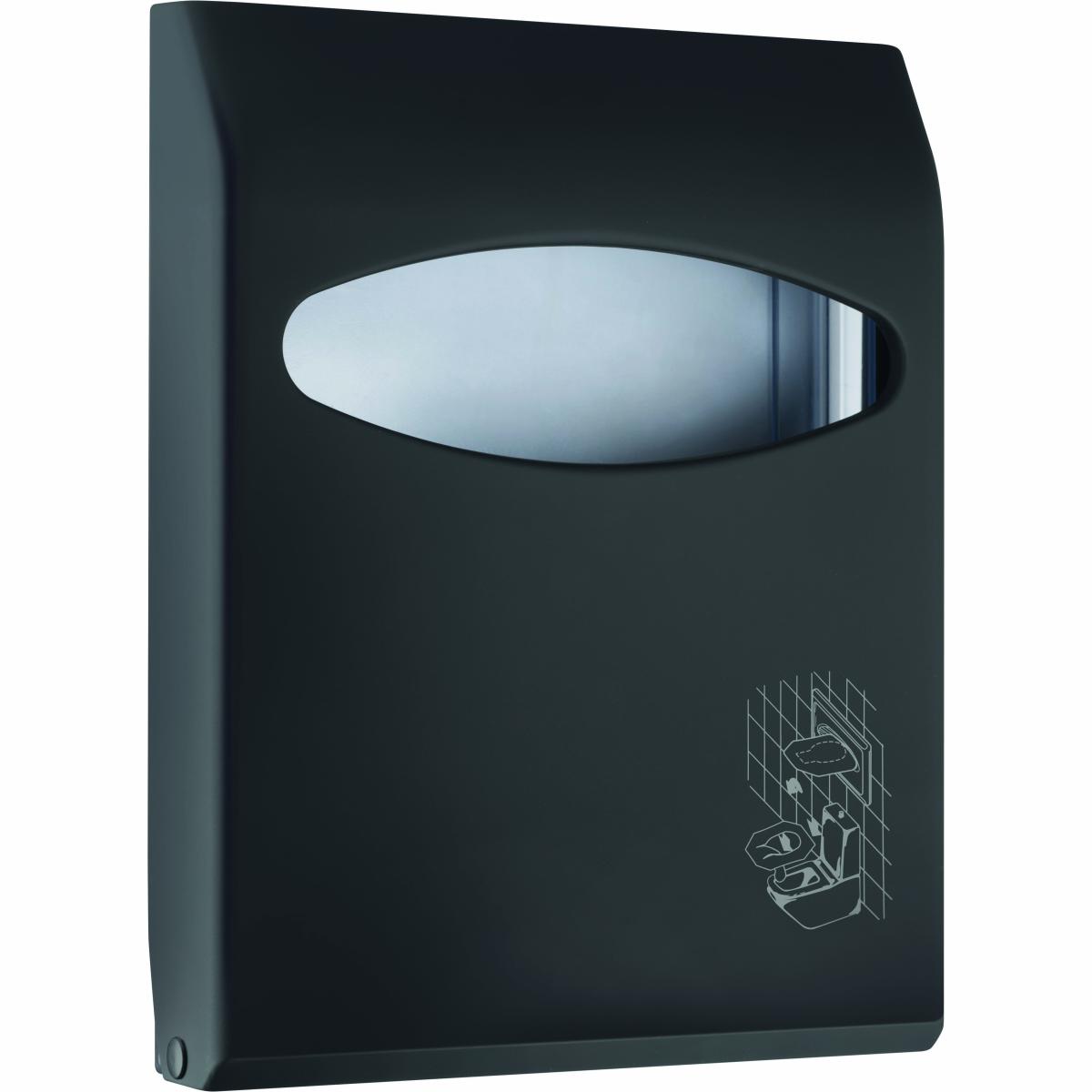 Nofer Serie black Диспенсер туалетных накладок, подвесной, цвет: черный матовый 04028.N