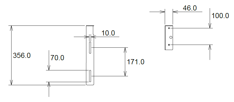 Nofer Крепление раковины к стене неподвижные, цвет: белый 303A