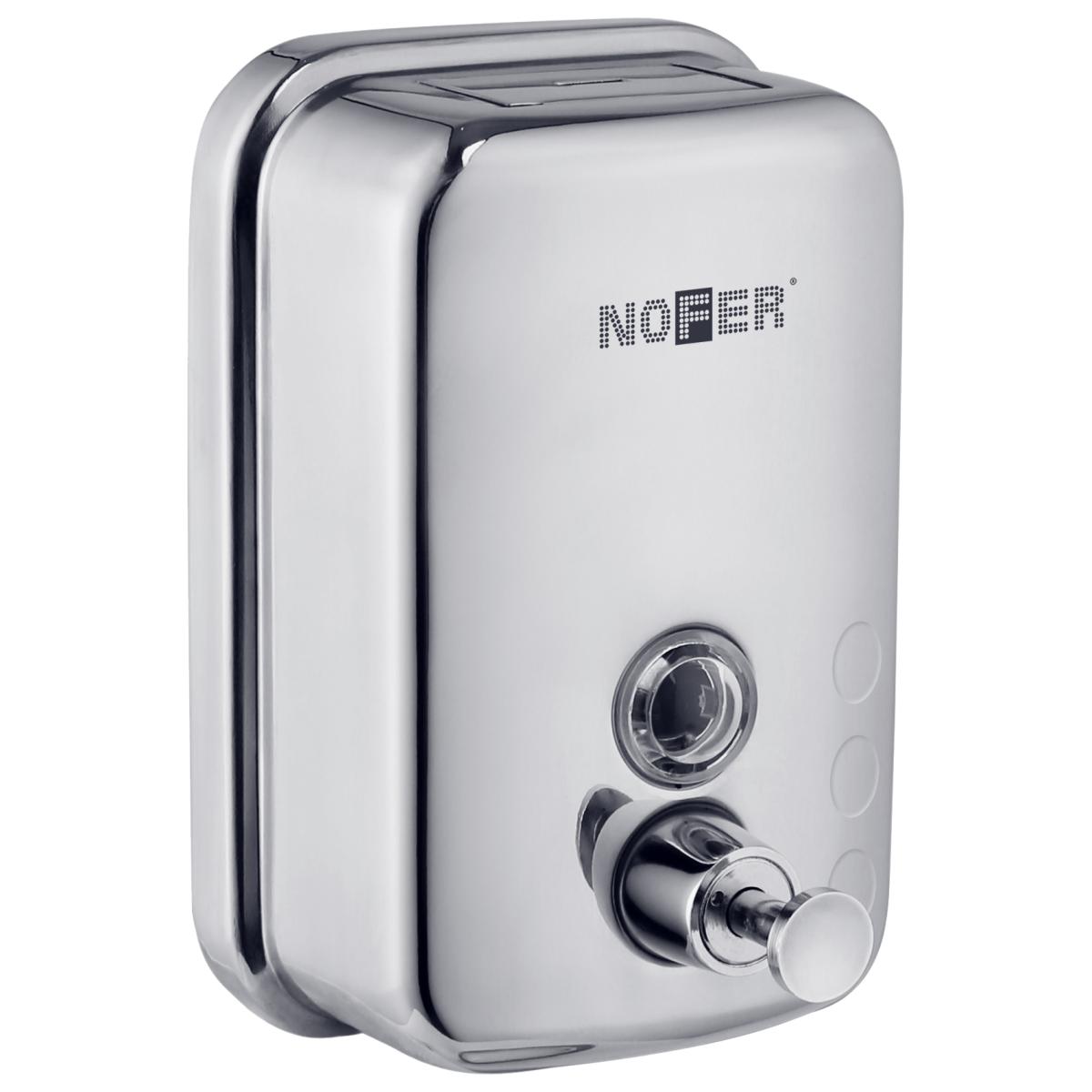 Nofer Inox Дозатор для жидкого мыла, подвесной, цвет: хром 03001.06.B