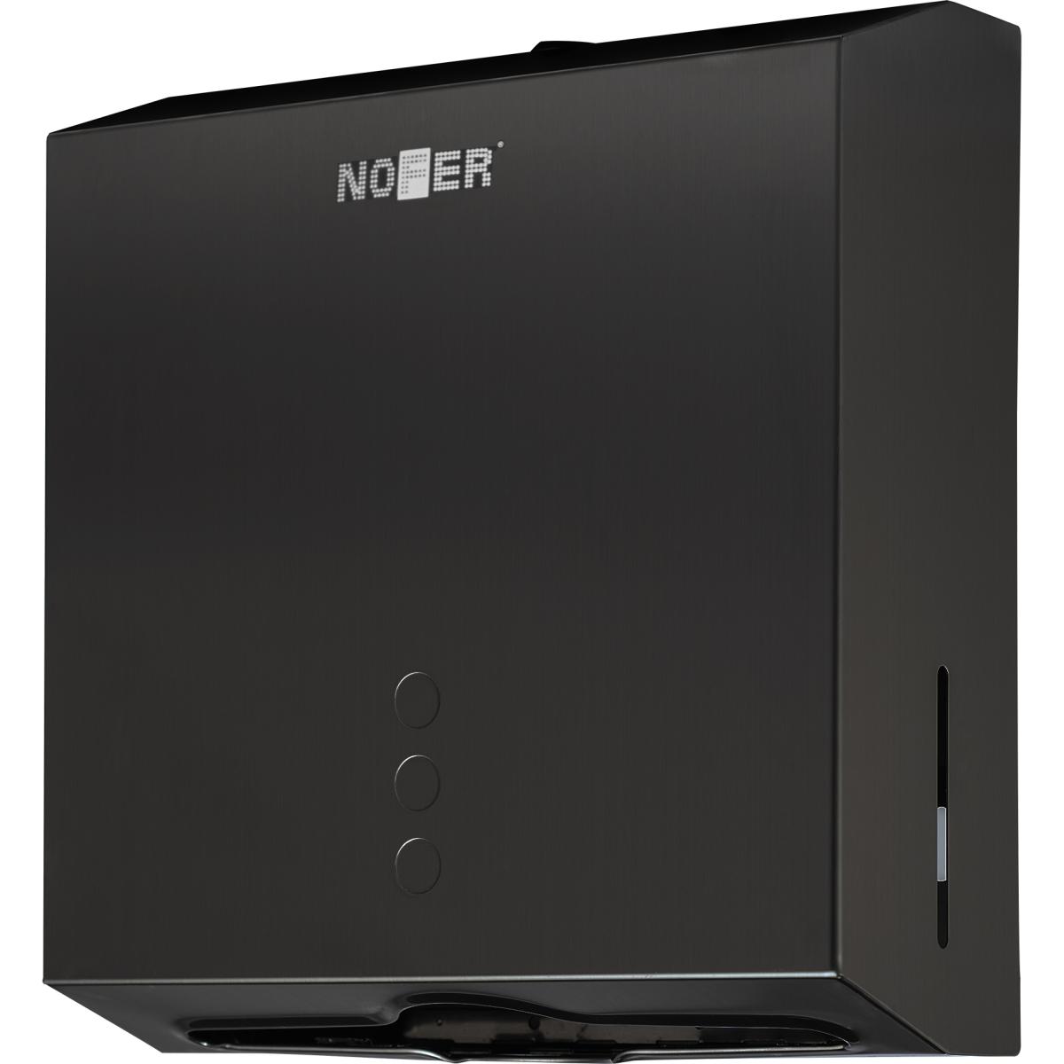 Nofer Tissue Диспенсер бумажных полотенец, подвесной, цвет: черный матовый 04006.N