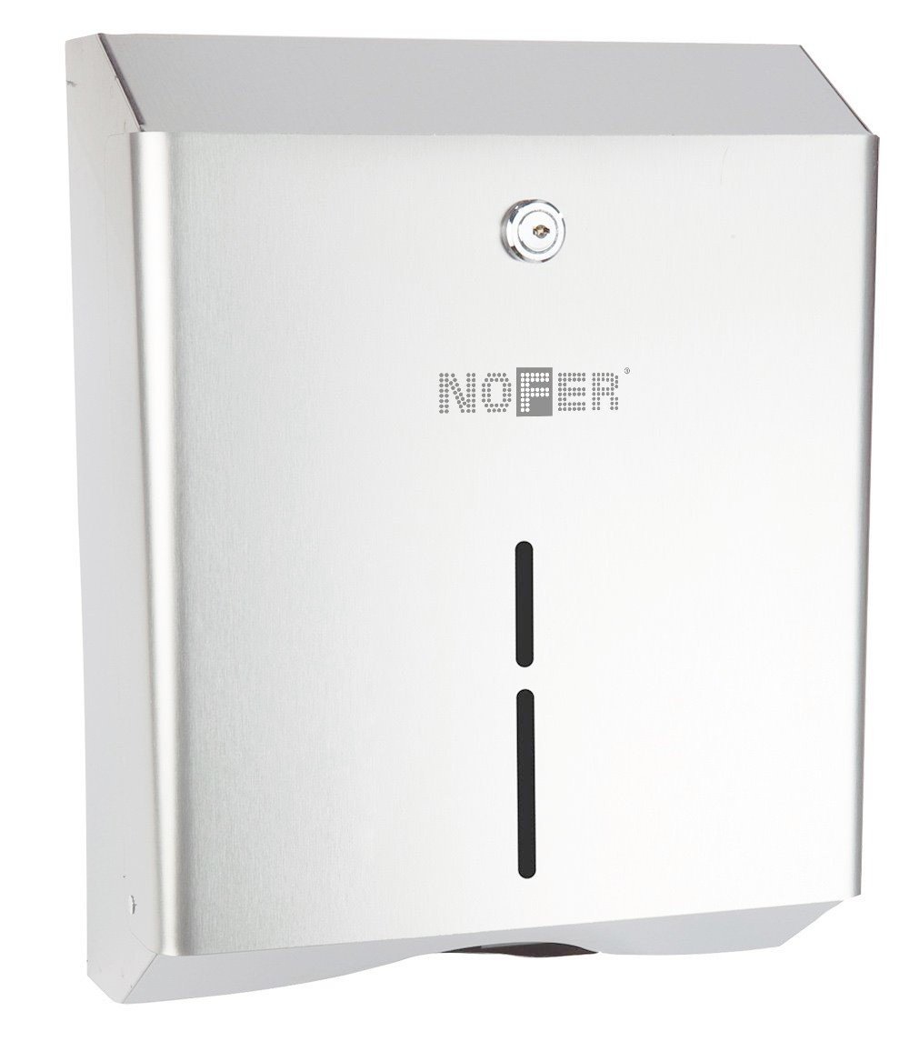 Nofer Диспенсер бумажных полотенец, подвесной, цвет: хром брашированный 04010.B