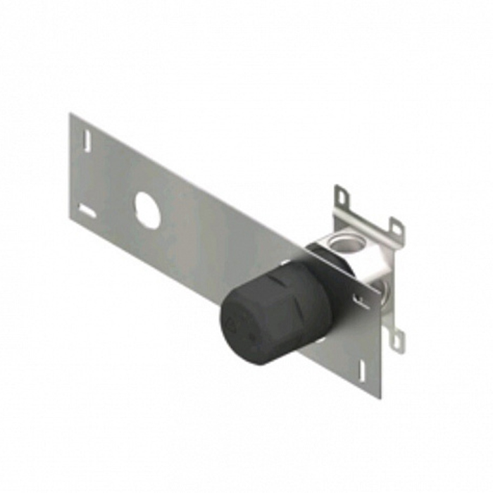 QuadroDesign Встраиваемая часть настенного смесителя, цвет: brushed stainless steel IN043T/1AS