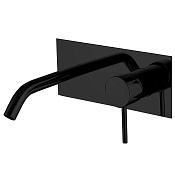 Fima Carlo Frattini Spillo Up Смеситель для раковины встраиваемый, излив 15 см, цвет: black matt F3051WX5NS