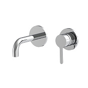 Fima Carlo Frattini Snap Смеситель для раковины встраиваемый, излив 12 см, цвет: chrome F3121WSX9CR