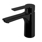 Fima Carlo Frattini Mast Смеситель для раковины, с донным клапаном, излив 17,3 см, цвет: black matt F3131/HNS