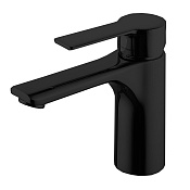 Fima Carlo Frattini Mast Смеситель для раковины без донного клапана, излив 12,3 см, цвет: black matt F3131NS.1