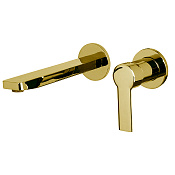 Fima Carlo Frattini Mast Смеситель для раковины встраиваемый, внешняя часть, излив 20 см, цвет: gold F3141WLX8OR