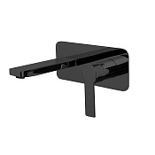 Fima Carlo Frattini Mast Смеситель для раковины встраиваемый, излив 15 см, цвет: black matt F3141WX5NS