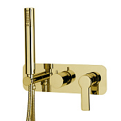 Fima Carlo Frattini Mast Смеситель для душа встраиваемый, 2 потребителя, цвет: gold F3149WX2OR