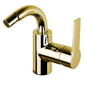 Fima Carlo Frattini Mast Смеситель для биде, с донным клапаном, излив 10,7 см, цвет: gold F3152OR.2