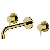 Fima Carlo Frattini Spillo Up Смеситель для раковины встраиваемый, излив 15 см, цвет: gold F3161/5OR