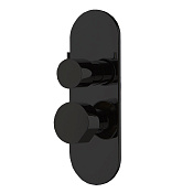 Fima Carlo Frattini So Смеситель для душа встраиваемый, без ручек 2-3 потребителя, цвет: black matt F3189X6NS