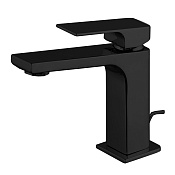 Fima Carlo Frattini Fit Смеситель для раковины Energy Saving без д/к, излив 11 см, цвет: black matt F3381NS.1.ES