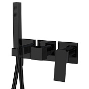 Fima Carlo Frattini Fit Смеситель для душа встраиваемый, 2 потребителя, цвет: black matt F3399WX8NS