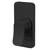 Fima Carlo Frattini Flo' Смеситель для душа встраиваемый, 1 потребитель, цвет: black matt F3809E1NS