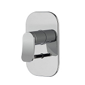 Fima Carlo Frattini Flo' Смеситель для душа встраиваемый, внешняя часть, 2 потребителя, цвет: chrome F3809X2CR