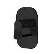 Fima Carlo Frattini Flo' Смеситель для душа встраиваемый, 2 потребителя, цвет: black matt F3809X2NS