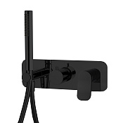 Fima Carlo Frattini Flo' Смеситель для душа встраиваемый, 2 потребителя, цвет: black matt F3819WX2NS