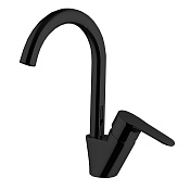 Fima Carlo Frattini Serie 22 Смеситель для раковины с д/к, излив 15,5 см, цвет: black matt F3841NS