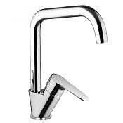 Fima Carlo Frattini Kitchen Смеситель для кухни, поворотный излив, Energy Saving, цвет: chrome F3847/1CR.ES