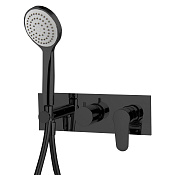 Fima Carlo Frattini Serie 22 Смеситель для душа встраиваемый, 2 потребителя, цвет: black matt F3849WX2NS