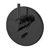 Fima Carlo Frattini Fimatherm Смеситель для душа встраиваемый, 2 потребителя, цвет: black matt F4039X2NS