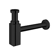 Fima Carlo Frattini Complementi Сифон для раковины, латунный, цвет: black matt F407NS