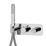 Fima Carlo Frattini Nomos Go Смеситель для душа встраиваемый, 2 потребителя, цвет: chrome F4179WX2CR