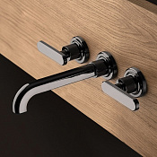 Fima Carlo Frattini Park Lane Смеситель для раковины встраиваемый, излив 20 см, цвет: chrome F1331L/5CR