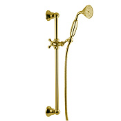 Fima Carlo Frattini Wellness Душевая штанга 61 см с держателем ручного душа, цвет: gold F2044/2OR