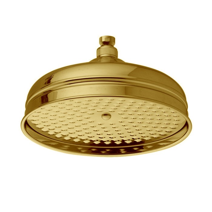 Fima Carlo Frattini Wellness Верхний душ 30 см, 1 режим, без кронштейна, цвет: gold F2371/2OR