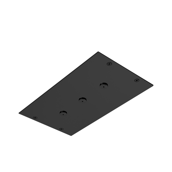 Fima Carlo Frattini Soffioni Потолочный душ 35х20 см, встраиваемый, 1 режим, цвет: black matt F2815NS
