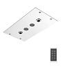 Fima Carlo Frattini Wellness Потолочный душ 35х20 см, встраиваемый, 1 режим, цвет: chrome F2820CR