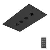 Fima Carlo Frattini Soffioni Потолочный душ 35х20 см, встраиваемый, 1 режим, цвет: black matt F2820NS