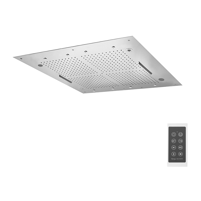 Fima Carlo Frattini Wellness Потолочный душ 95х95 см, встраиваемый, 3 режима, цвет: chrome F2900CR