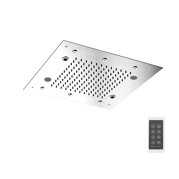 Fima Carlo Frattini Wellness Потолочный душ 50х50 см, встраиваемый, 2 режима, цвет: chrome F2902CR