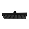 Fima Carlo Frattini Soffioni Верхний душ 25х25 см, 1 режим, без кронштейна, цвет: black matt F2987/2NS