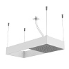 Fima Carlo Frattini Soffioni Верхний душ 62х26 см, 1 режим, цвет: white matt F2993BINOX