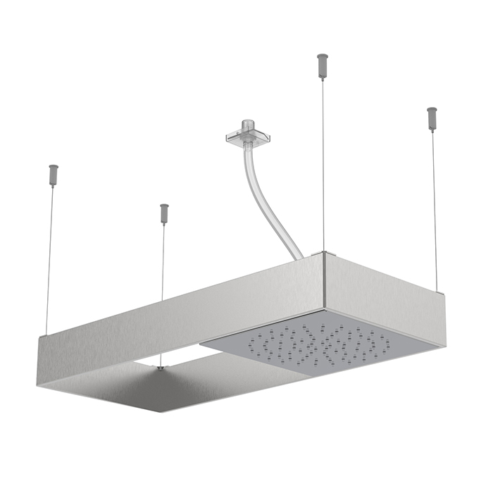 Fima Carlo Frattini Wellness Верхний душ 62х26 см, 1 режим, цвет: chrome F2993SCR