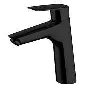 Fima Carlo Frattini Spot Смеситель для раковины, без д/к, излив 15,9 см, цвет: black matt F3001LNS.1