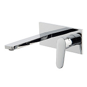 Fima Carlo Frattini Spot Смеситель для раковины встраиваемый, излив 20 см, цвет: chrome F3021WLX5CR