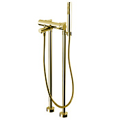 Fima Carlo Frattini Spillo Up Смеситель для ванны напольный с душем, излив 72 см, цвет: gold F3034/4OR