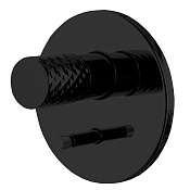 Fima Carlo Frattini Spillo Tech Смеситель для душа встраиваемый, 2 потребителя, цвет: black matt F3039TE2XNS