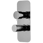 Fima Carlo Frattini Spillo Tech Смеситель для душа встраиваемый, 2-3 потребителя, цвет: chrome F3039TX6XCR